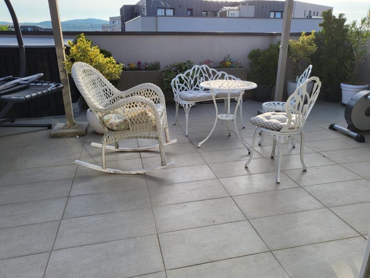 Sibiu Bach Penthouse Apartment Bagian luar foto