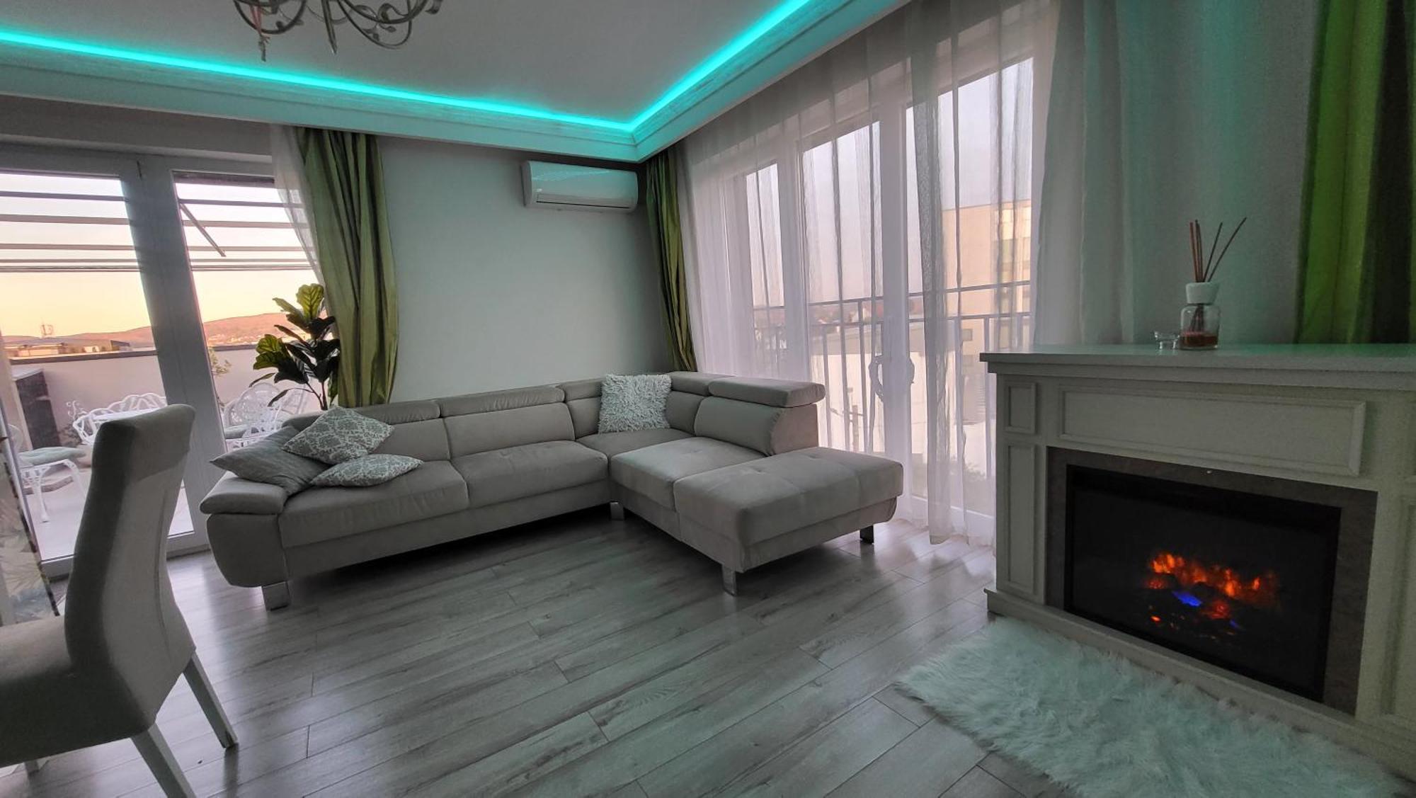 Sibiu Bach Penthouse Apartment Bagian luar foto